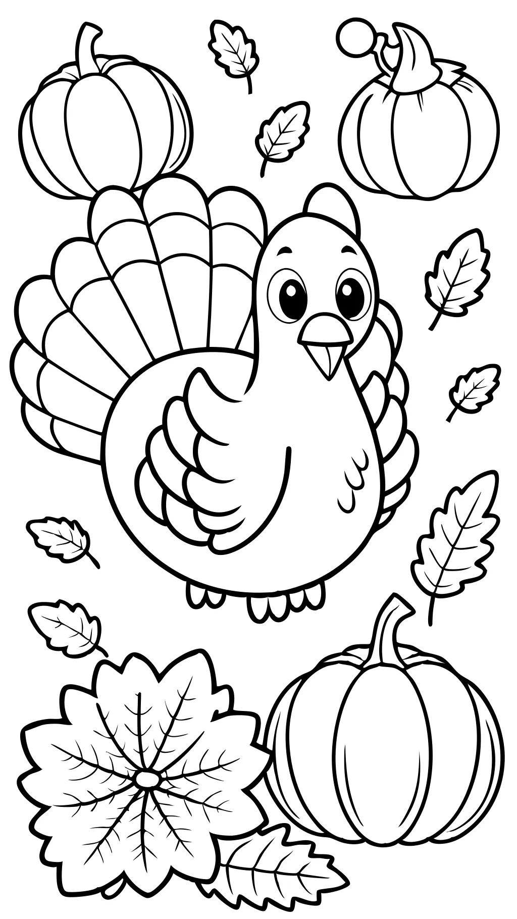 thanksgiving turkey coloring pages